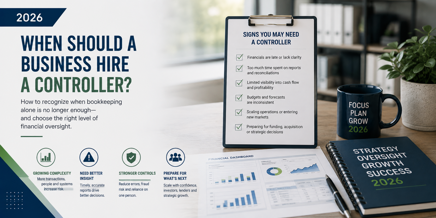 When Should a Business Hire a Controller?