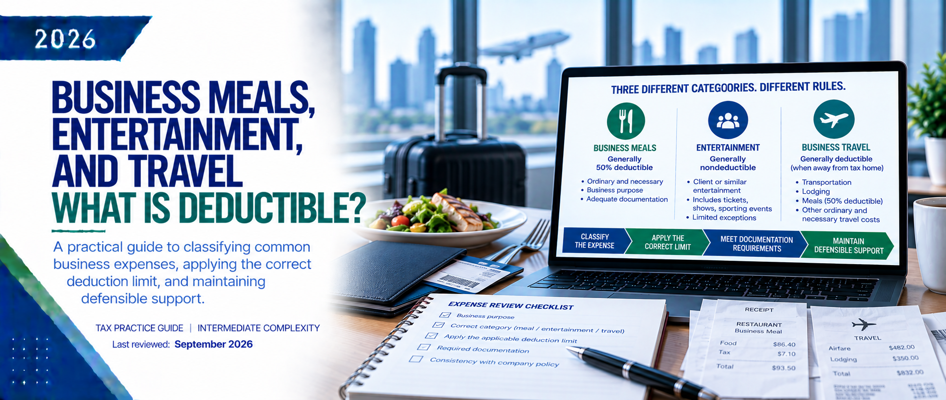 Business Meals Entertainment and Travel What Is Deductible